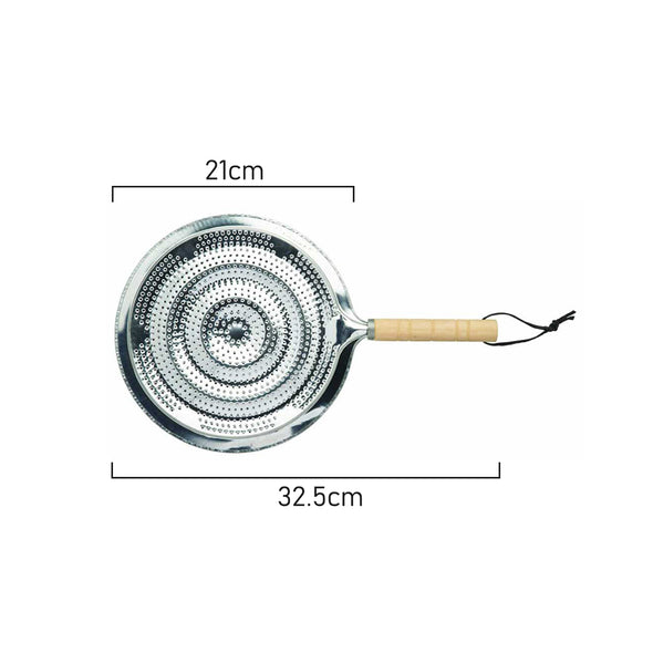 Measurements of Simmer Ring With Wooden Handle
