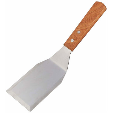 BBQ Turner <br>Stainless Steel and Wood <br>Dimensions 30 x 7.5 x 5.5cm