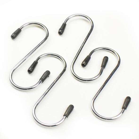 6 Pce S Hooks <br>Stainless Steel <br>Load Capacity 5kg