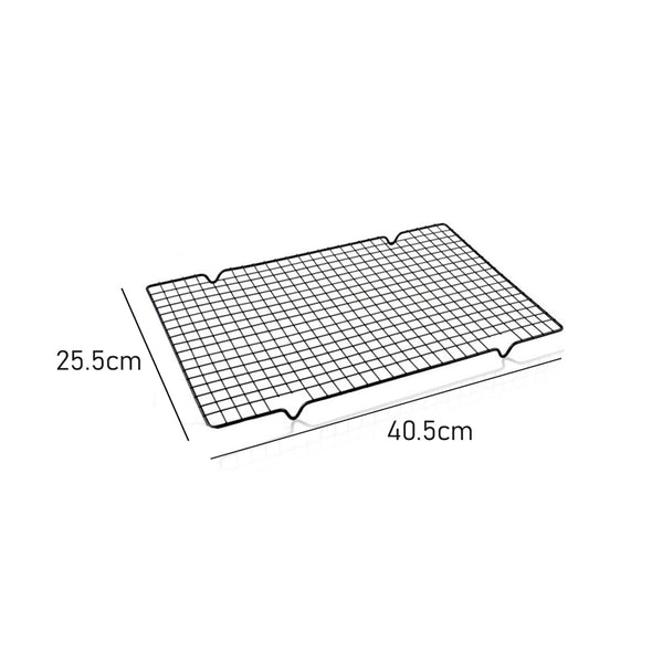 Cooling Rack <br>Black Steel <br>Dimensions - 25.5 x 40.5cm