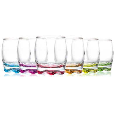 Art Craft Ava Set Of 6 Rainbow Tumbler 290ml capacity