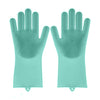Furzone Aqua Silicone Pet Grooming Gloves