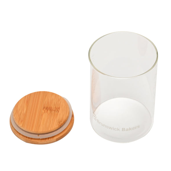 Brunswick Bakers 500ml Starter Jar with bamboo lid