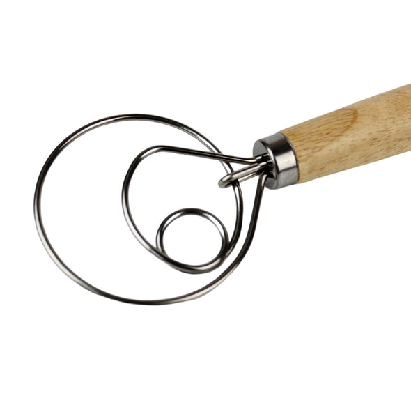 Brunswick Bakers Danish Whisk with Durable Wooden handle