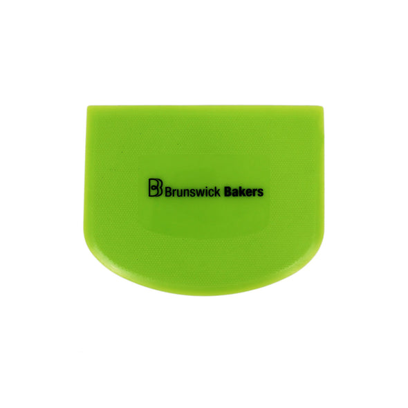 Brunswisk bakers green dough scraper made with food grade plastic