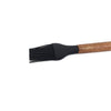 St. Clare Black silicone pastry brush with Acacia Handle