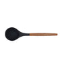 St. Clare Black silicone Ladle with Acacia Handle