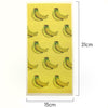 Measurements of Extra large Biodegradable Swedish Dish Cloth with Banana pattern