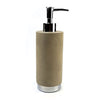 Classica Soap Dispenser Natural Concrete with Silver pump and base