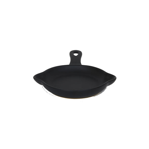 Classica Black Tableware Ceramic Serving Skillet 