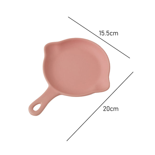 Measurement of Classica Pink Tableware Ceramic Serving Skillet 