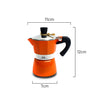Measurement of Coffee Culture orange stove top coffee maker 1 espresso cup