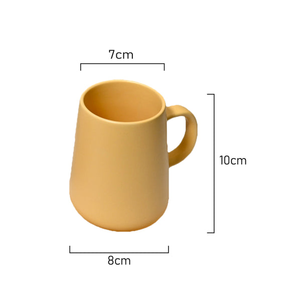 Measurements of Coffee Culture and Tea Cup Matte Colour 320ml
