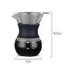 Measurements of Coffee culture borosilicate glass Pour Over Coffee Maker 400ml