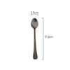 Coffee Culture Stainless steel Parfait Spoon with Black satin Design