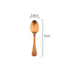 Measurments of Coffee Culture Stainless steel Tea Spoon with Copper satin Design