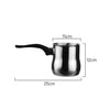 Measurement of Coffee Culture Stainless Steel 880ml Turkish Coffee Pot