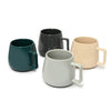 Coffee Culture set of 4 ceramic Coffee and Tea Cup Gloss Colour 400ml