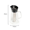 Measurements of Coffee Culture Cold Brew Pot 1.2L Borosilicate Glass & Re-Usable Filter