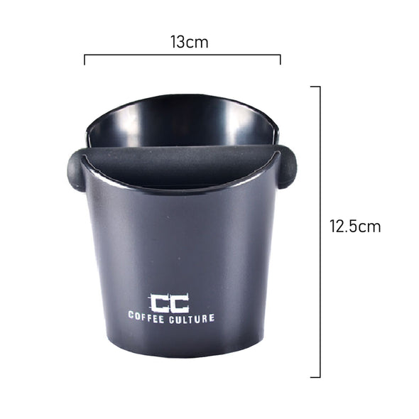 Measurements of Coffee Culture Black Coffee Knock Box 13cm