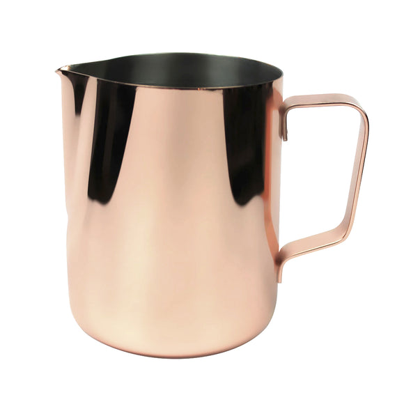 Coffee Culture rose gold stainless steel milk frothing jug 600ml