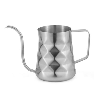 Coffee Culture diamond Goose Neck Pour Over Jug 600ml mad from quality Stainless Steel