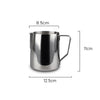 Measurements of Coffee Culture stainless steel milk frothing jug 350ml