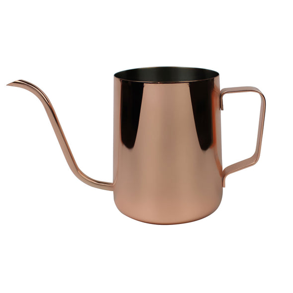 Coffee Culture rose gold Goose Neck Pour Over Jug 600ml mad from quality Stainless Steel