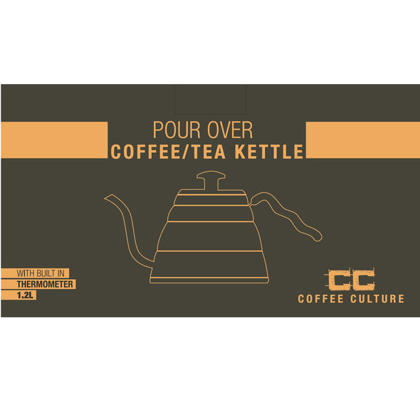 Coffee Culture Pour Over Kettle <br>18/10 Stainless Steel <br>1.2 litre