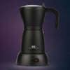 coffee culture black electric moka pot coffee maker 3 or 6 cup