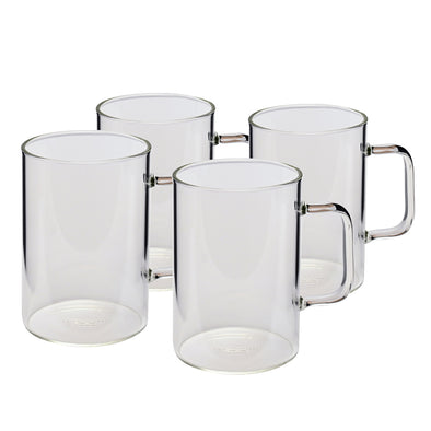 Coffee Culture Urban set of 4 borosilicate glass mug 350ml