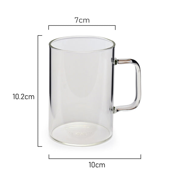 Measurements of Coffee Culture Urban borosilicate glass mug 350ml