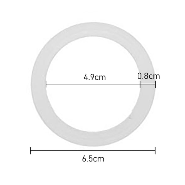 Measurement of Coffee Culture gasket replacement for 3 cup coffee makers