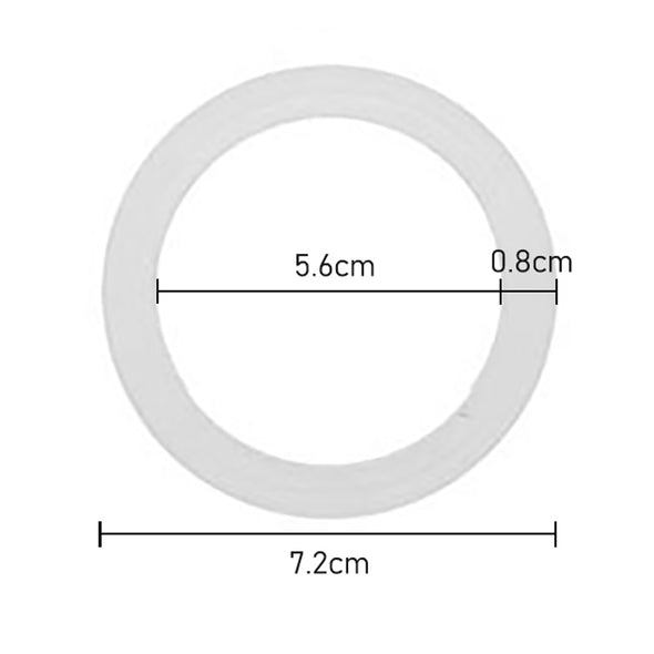 Measurement of Coffee Culture Silicone gasket replacement for 6 cup coffee makers