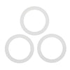 Coffee Culture set of 3 silicone gaskets replacement for 6 cup coffee makers