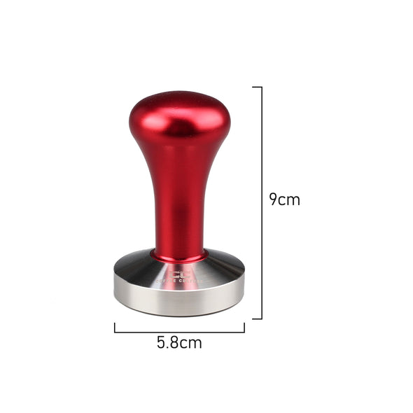 Measurement of Coffee Culture 58mm red stainless Steel coffee Tamper