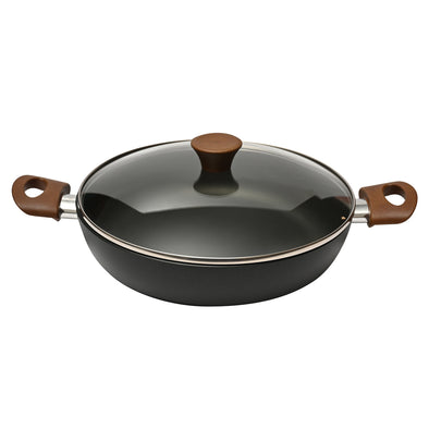 Classica Eco Forged 28cm Chef's Pan with lid suitable for all stove tops including induction