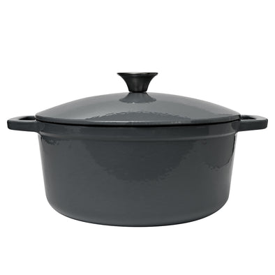 Classica Warm Blue Cast Iron Dutch Oven Suitable for all cook tops including induction