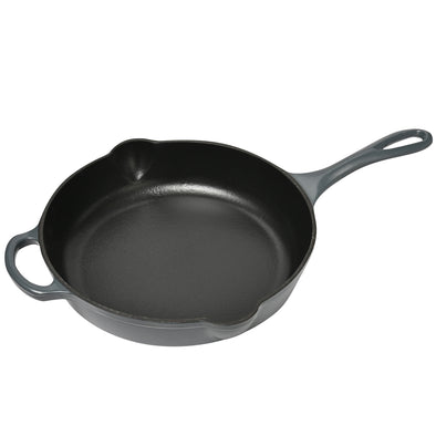 Classica Cast Iron Frypan/Skillet With Helper Handle <br>Warm Blue <br>28cm