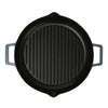 Classica Cast Iron Sky Blue Grill Pan with handles Suitable for all cook tops including induction