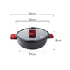 Measurement of Maximus Shallow Pot with Lid