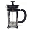 Coffee Culture Borosilicate Glass French press Plunger with black heavy duty stainless steel frame 8 cup 1000ml