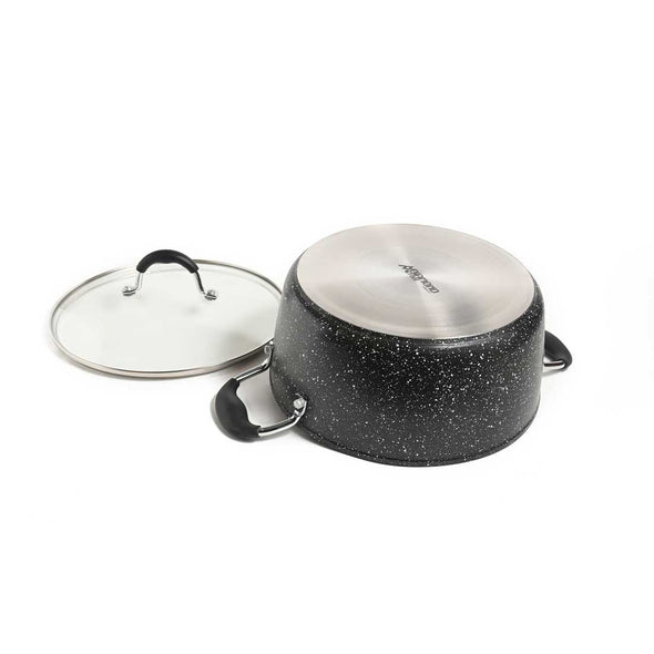 Classica Diamond Stone 2.0 Casserole with lid suitable for all stovetops including induction