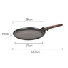 Measurements of Classica Diamond Stone Black Forged Elegance 28cm Crepe pan suitable for all stove tops including induction