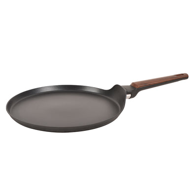Classica Diamond Stone Black Forged Elegance 28cm Crepe pan suitable for all stove tops including induction