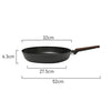 Measurements of Classica Diamond Stone Black Forged Elegance 32cm Frypan suitable for all stove tops including induction