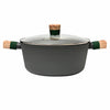 Classica Diamond Stone Natura Diecast 28cm Casserole with lid suitable for all stove tops including induction