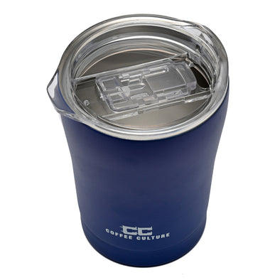 Coffee Culture Prussian blue Stainless Steel Double Wall Reuseable Travel Cup 350ml
