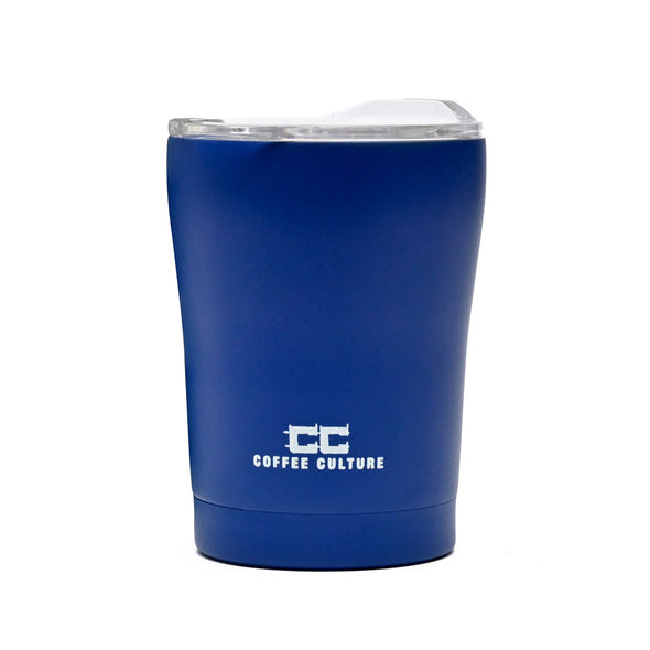 Coffee Culture Prussian blue Stainless Steel Double Wall Reuseable Travel Cup 350ml