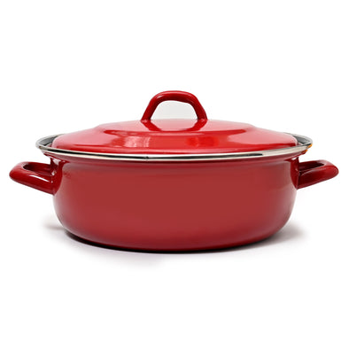 Classica 26cm Red Premium Dutch Oven Casserole Oven safe and suitable for all stove tops including induction